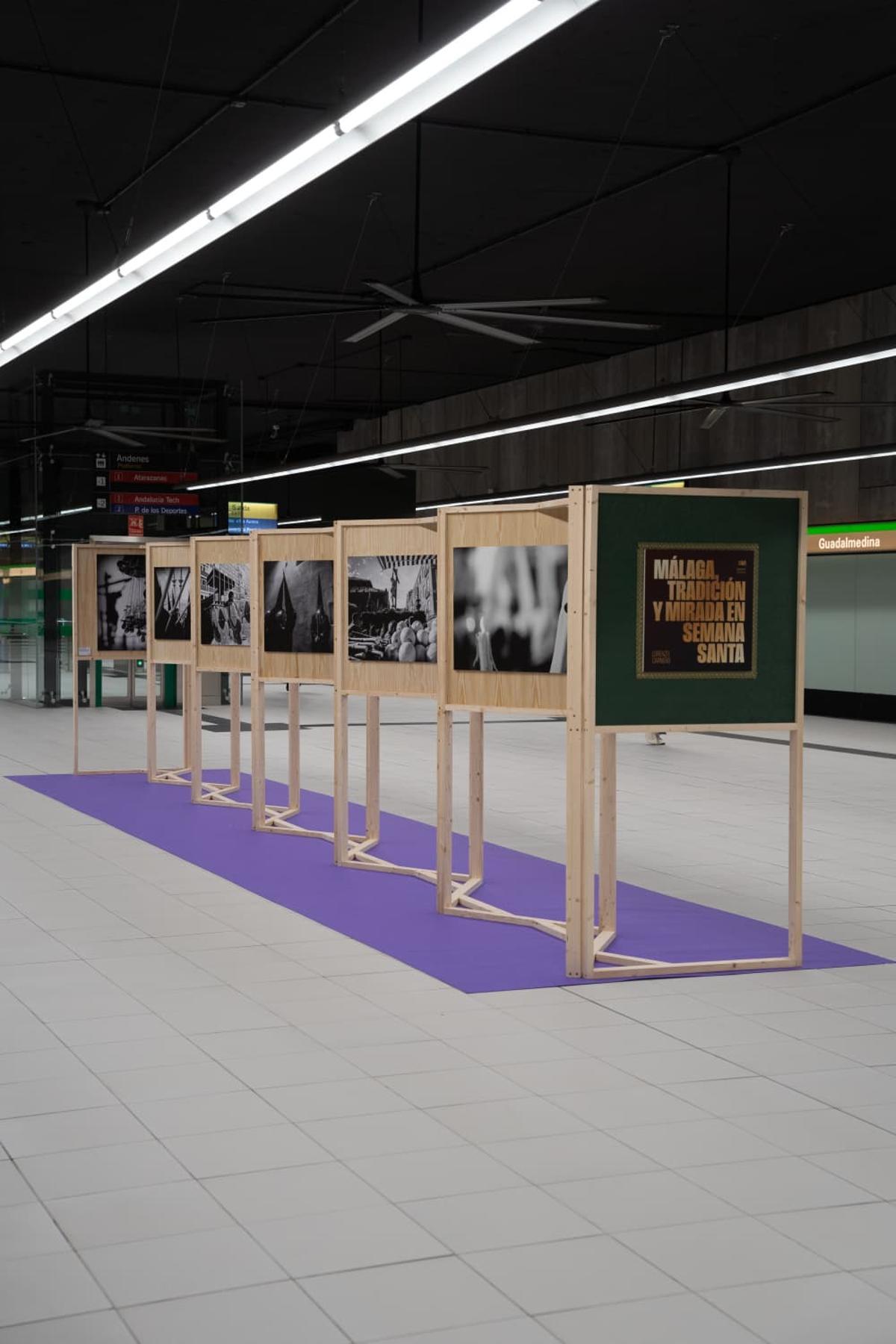 Metro de Málaga acerca la Semana Santa con una exposición de Lorenzo Carnero en Guadalmedina Metro de Málaga acerca la Semana Santa con una exposición de Lorenzo Carnero en Guadalmedina
