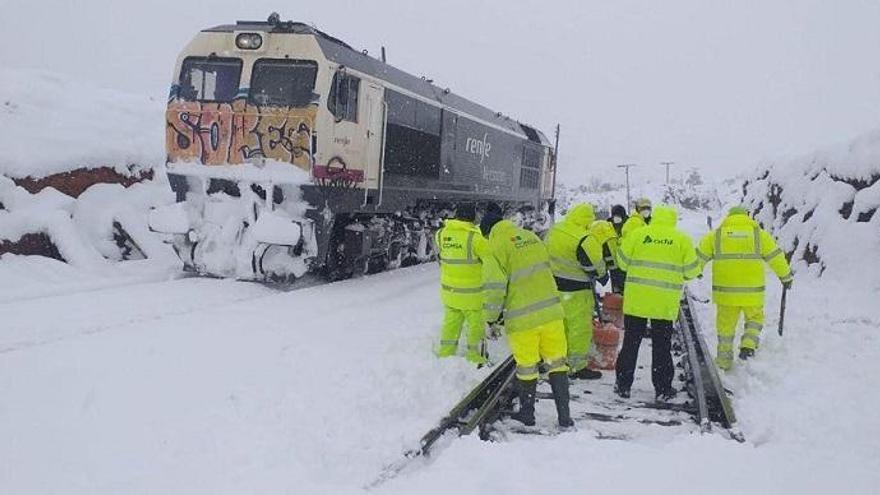 El tráfico ferroviario por Aragón se recuperará el miércoles en su totalidad