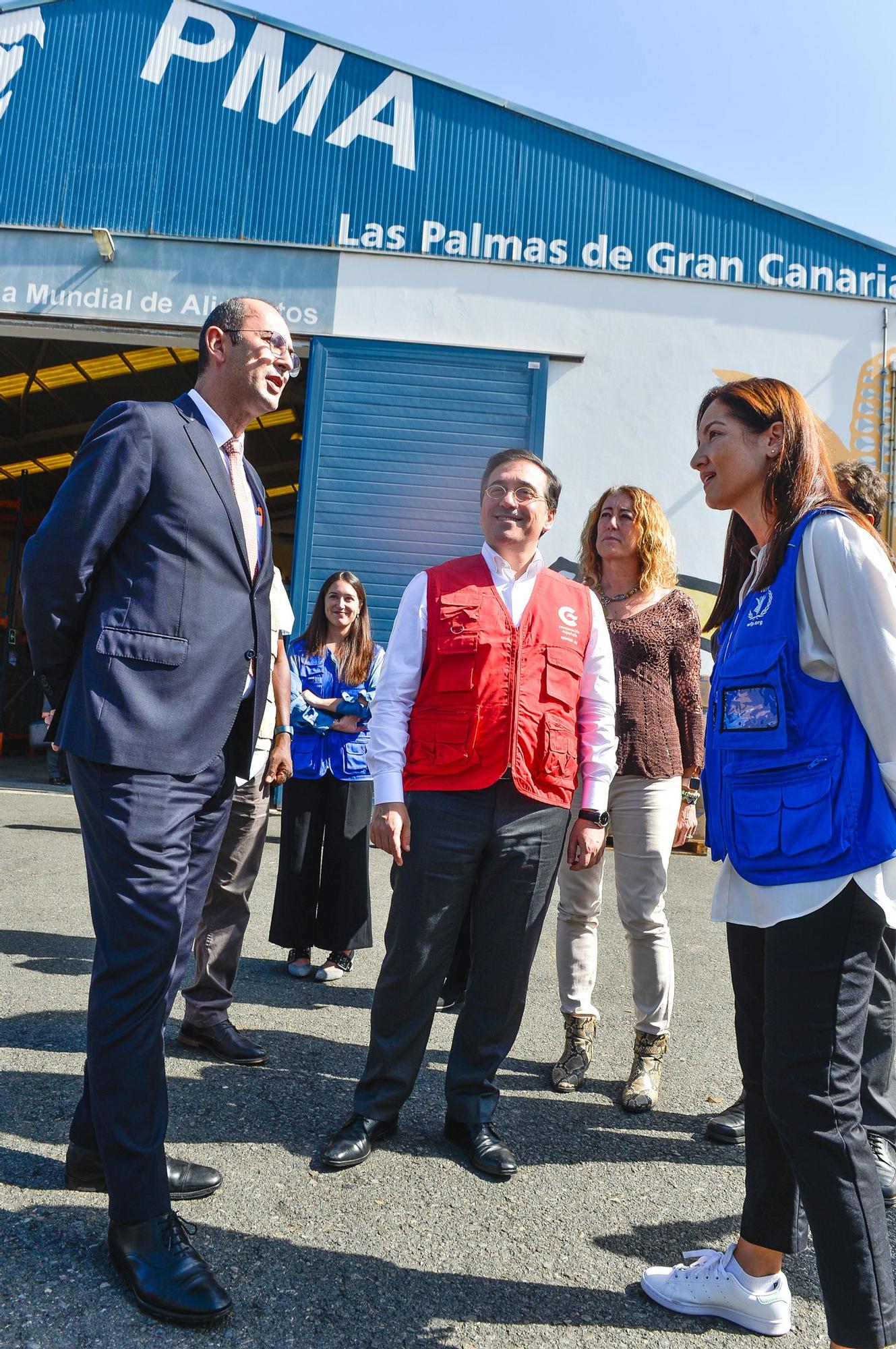 Visita de José Manuel Albares a la sede del Programa Mundial de Alimentos