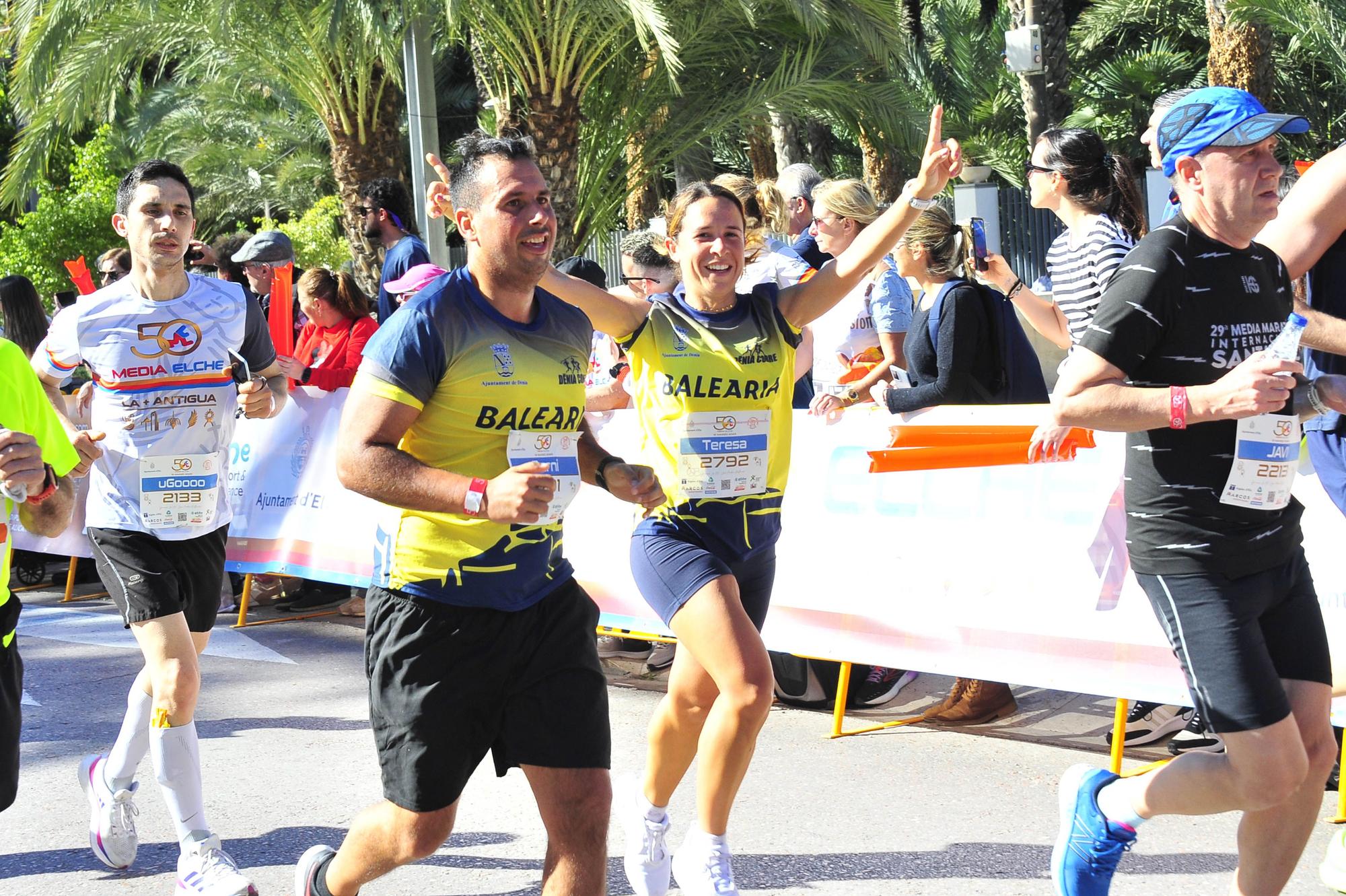 Un Medio Maratón de Elche marcado por el calor