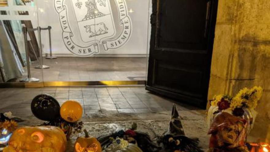 Hubo concurso de calabazas.