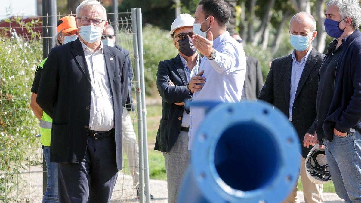 Joan Ribó y Alejandro Ramón han visitadolas obras