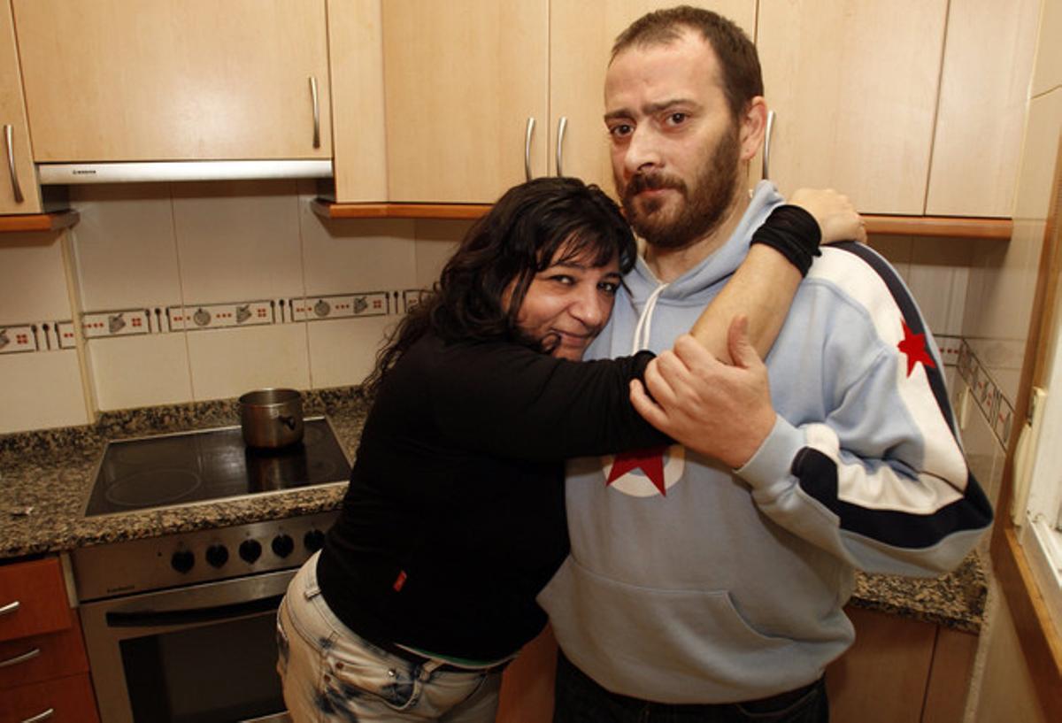 David Reboredo, amb la seva companya, Liliana, poc abans d’ingressar a la presó.