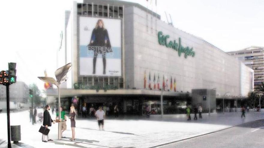 Imagen virtual de la farola que se va a instalar en la avenida de la Libertad.