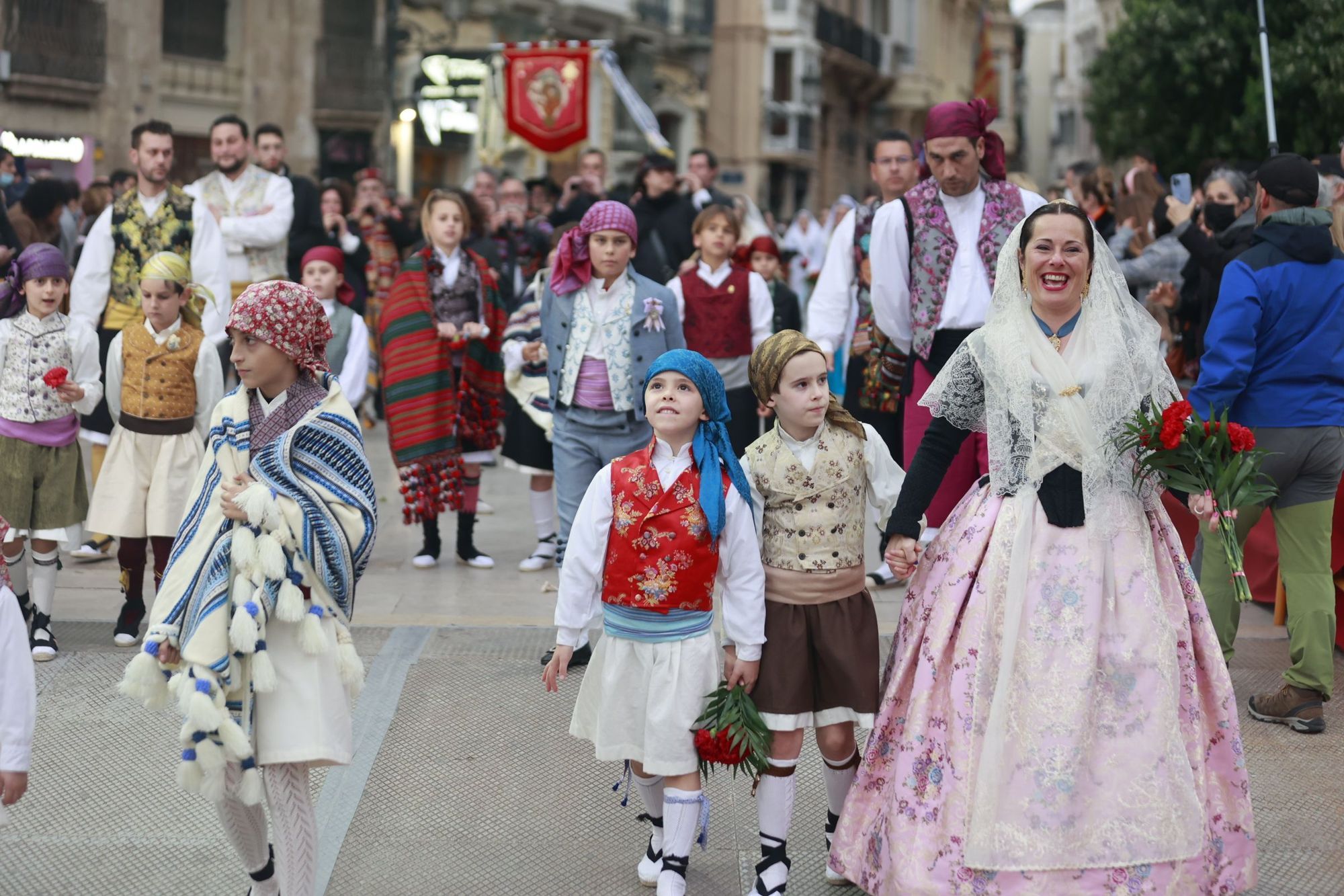 Fotos emotivas ofrenda Fallas