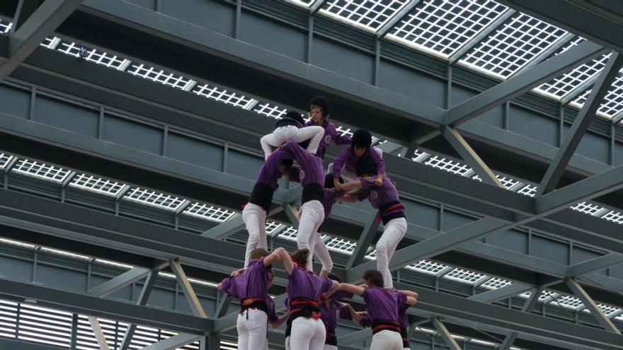 Un dels castells aixecats les Fires passades