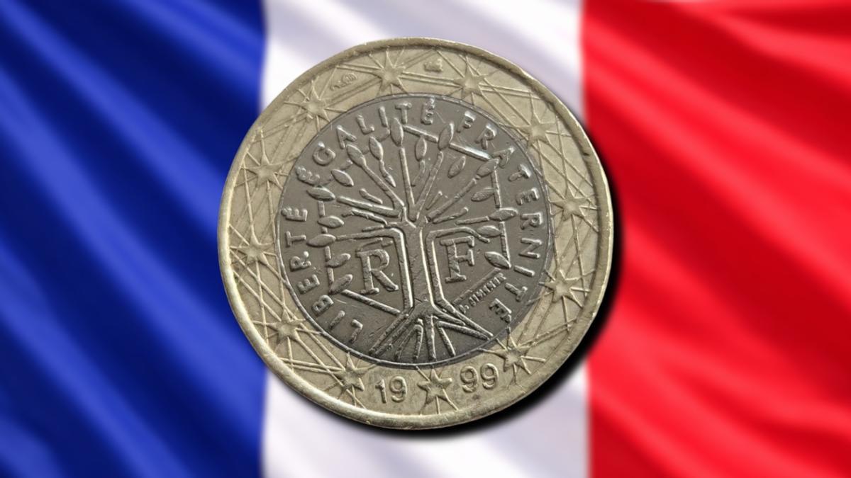 Moneda de 1 euro francesa de 1999