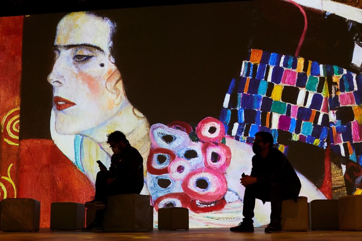 Momento de 'Klimt, la experiencia inmersiva'.