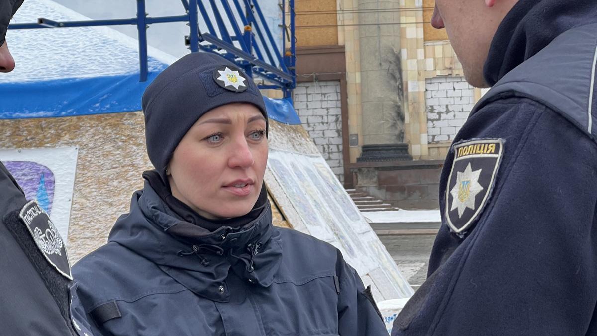 Alena Strijak, jefa de policía de Járkov