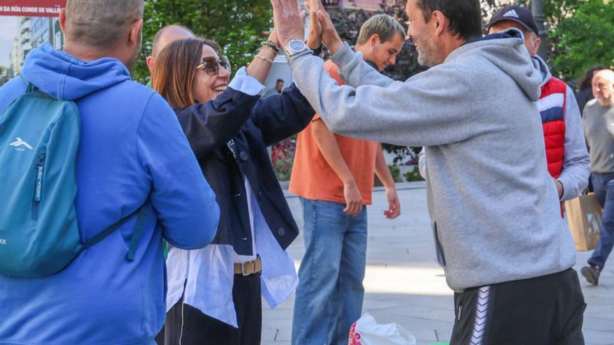 La actividad se desarrolló en la plaza de Galicia. | Iñaki Abella