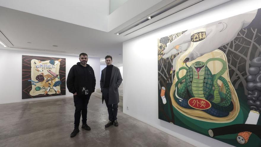 Francesc Rosselló exponesu «realidad paralela» en  la Galería Horrach Moyà