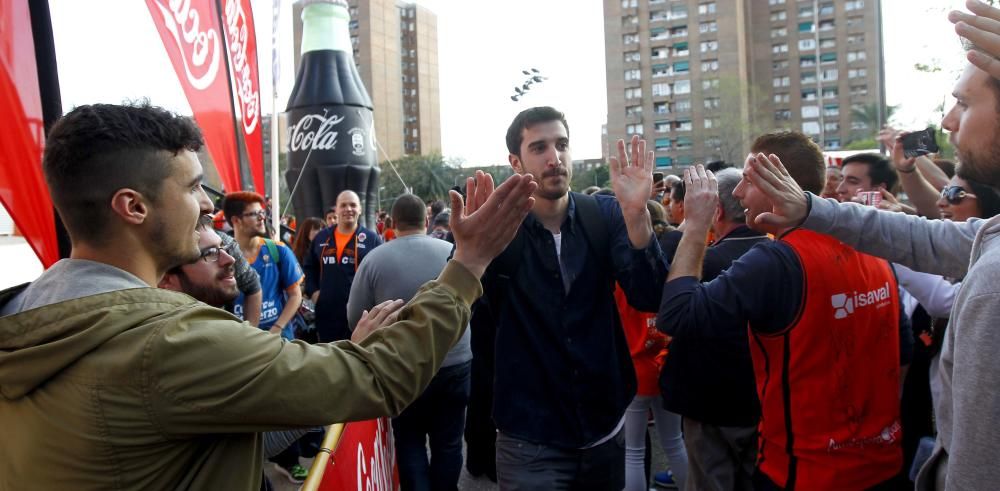 Llegada del Valencia Basket a la final de la Eurocup