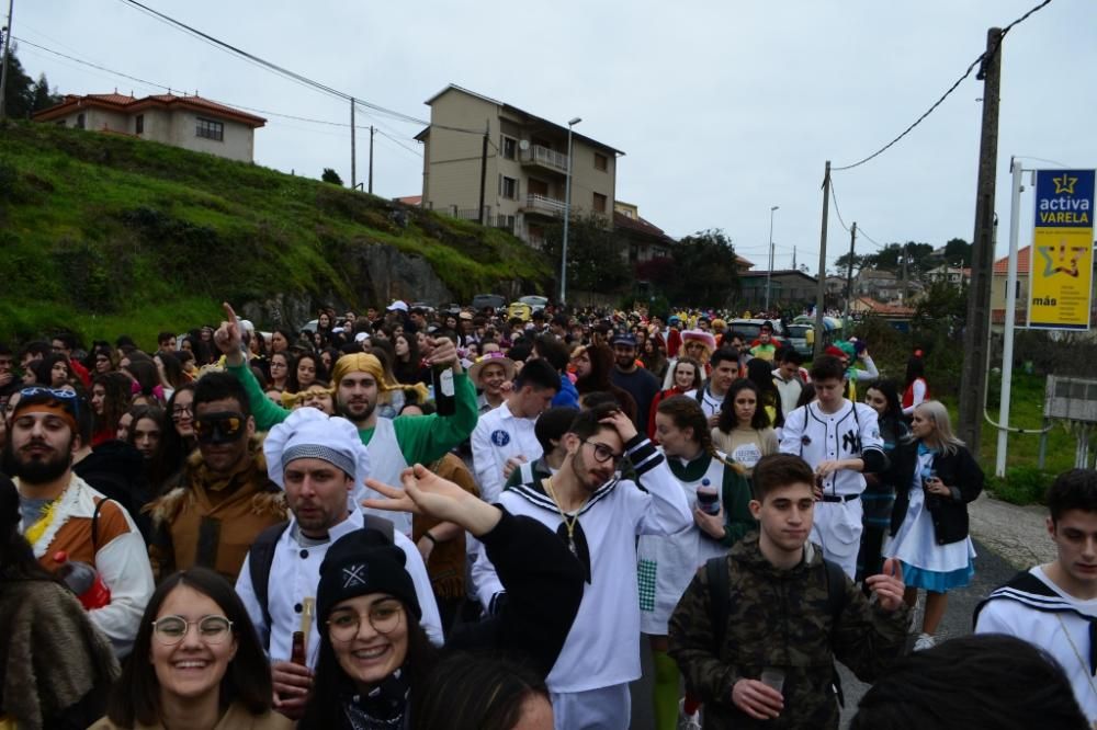 Aldán y Moaña celebran el final del Carnaval. // G. Núñez