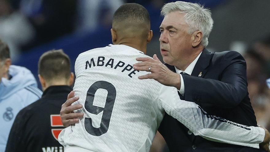 Ancelotti: "Mbappé ha demostrado que, de vez en cuando, tengo razón"