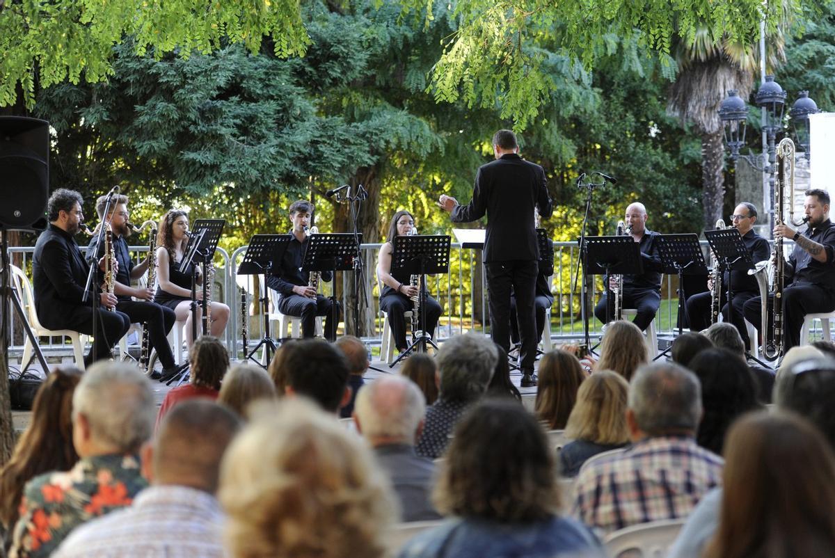 Un instante del concierto de apertura de la última edición del Galicia Clarinet Fest. | BERNABÉ/JAVIER LALÍN