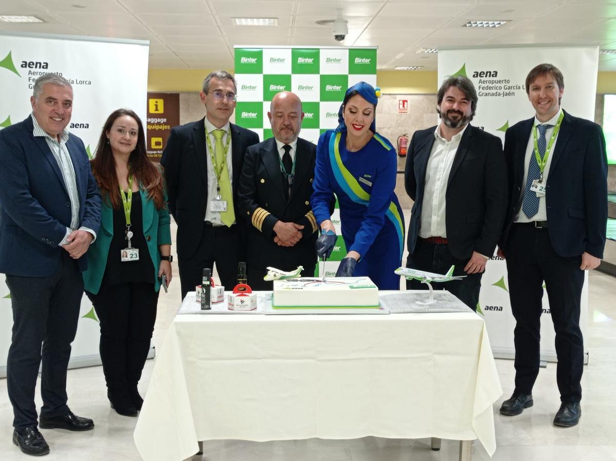 Inauguración de la nueva línea de Binter Canarias.