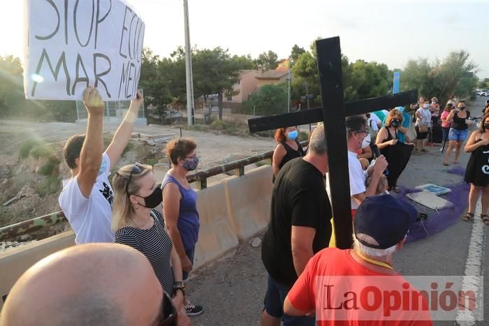 Protesta contra el estado del Mar Menor