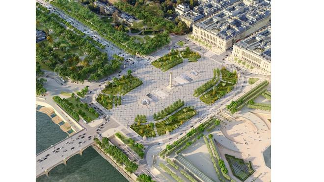 Reforma avenida de los Campos Elíseos en París