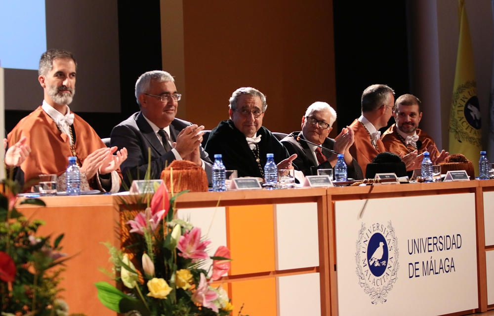 El acto oficial que ha tenido lugar en la Escuela de Ingenieros Industriales de la Universidad de Málaga