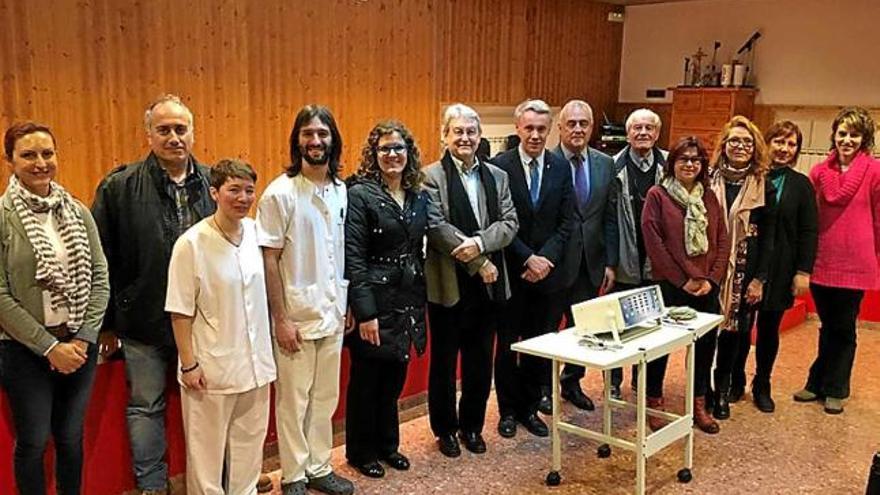 L&#039;acte de donació de l&#039;aparell per tractar el limfedema a Puigcerdà