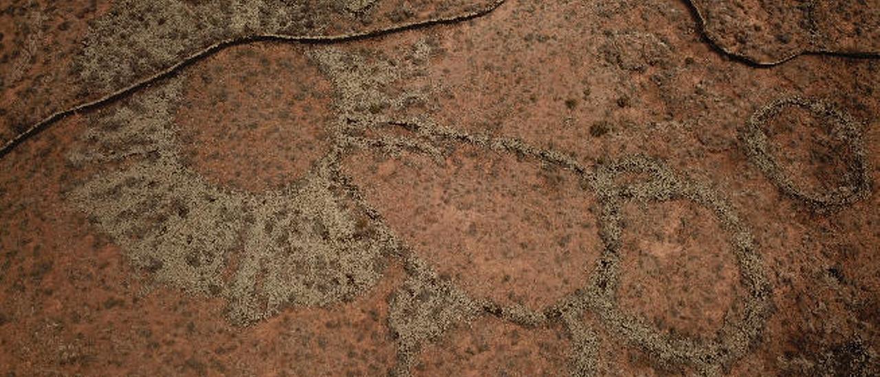 Imágenes aéreas de los soles de Tejate, en Fuerteventura.