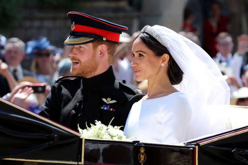 El príncipe Harry y Meghan Markle, marido y mujer