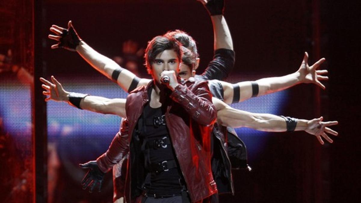 El representante de Suecia en Eurovision, Eric Saade.