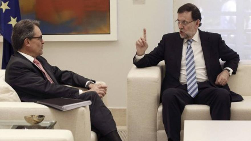 Reunión entre Mas y Rajoy en Moncloa