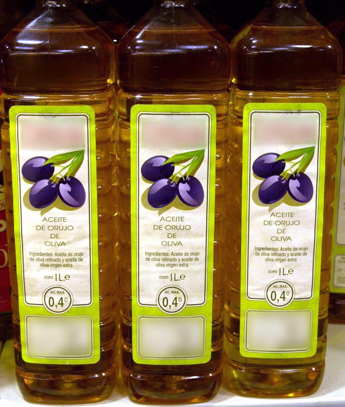La OCU pide la retirada de los aceites de orujo de oliva por contener sustancias nocivas