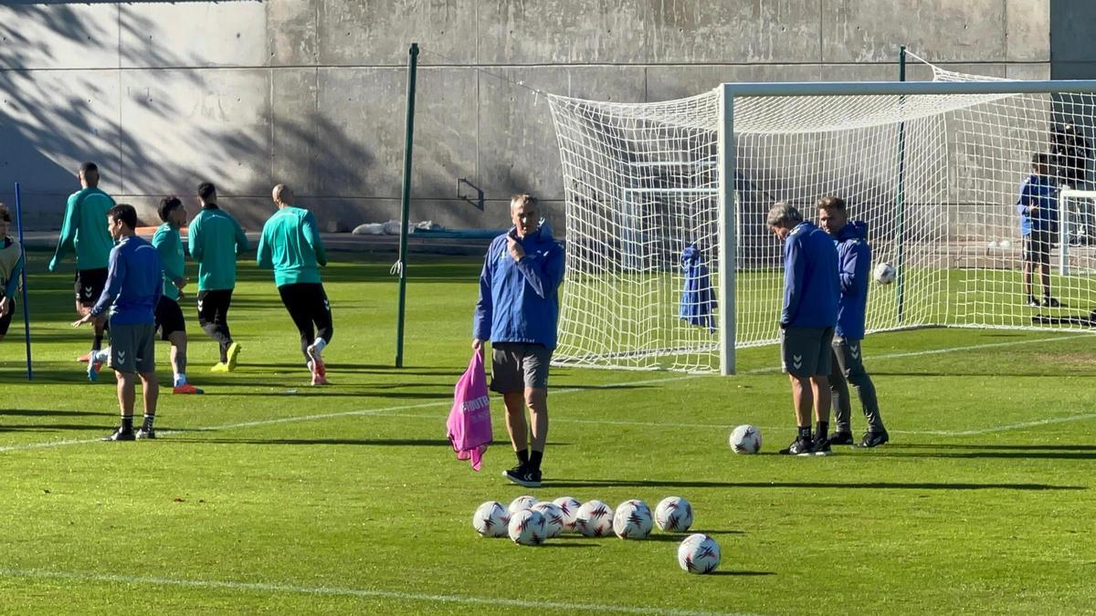 Entrenamiento del Betis previo al Utrecht