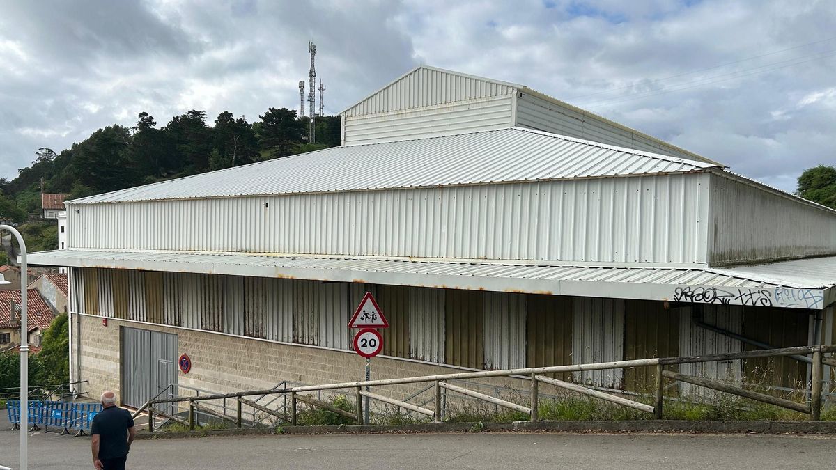 Pabellón de La Atalaya, en Ribadesella.