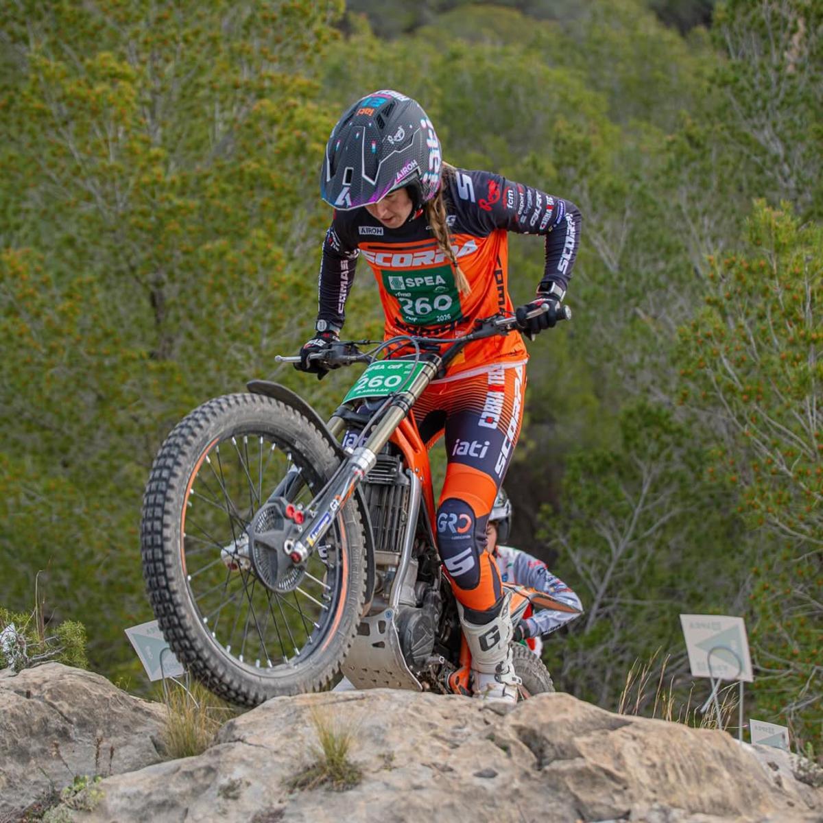 Berta Abellán, campeona del mundo de trial en 2025
