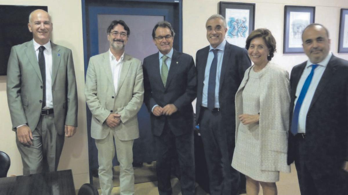 Artur Mas, abans de la conferència inaugural de l’entrega de l’edició vint-i-dos dels premis