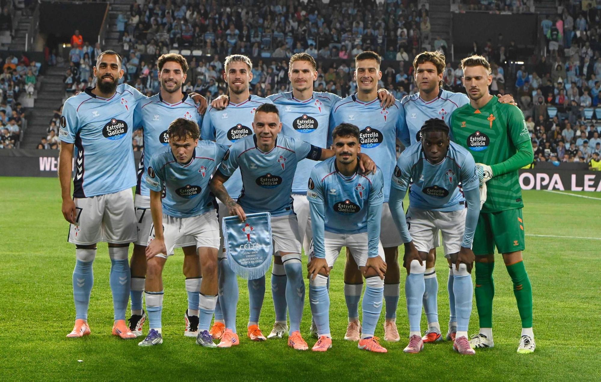 Las imágenes del Celta-PAOK