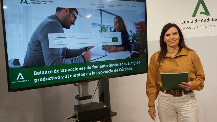 La Junta movilizó más de 120 millones de euros en 2023 para el empleo y las empresas de Córdoba