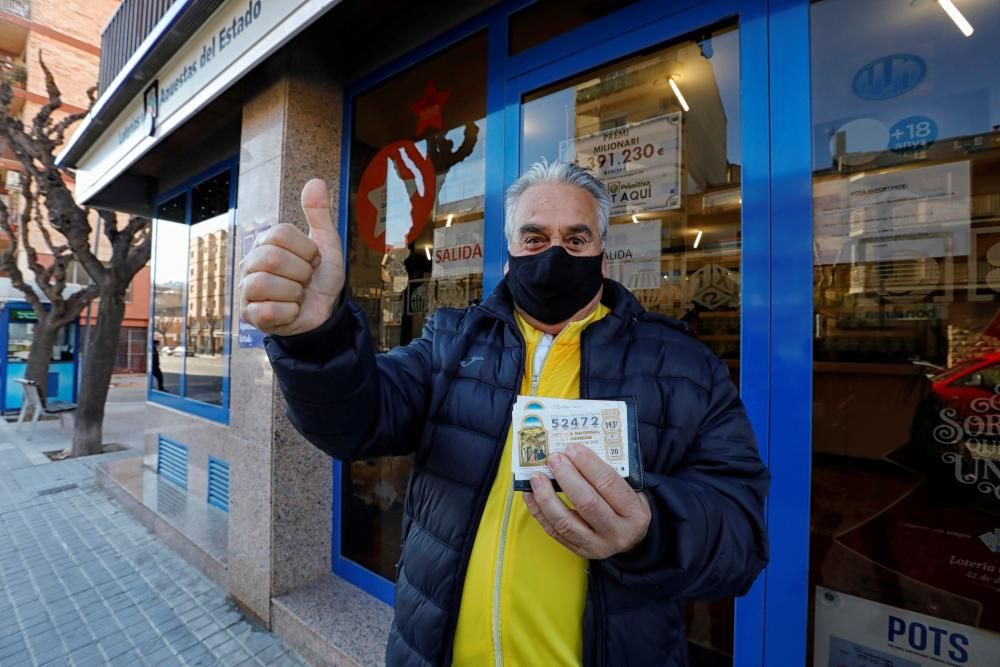 Los premiados de la Lotería de Navidad 2020