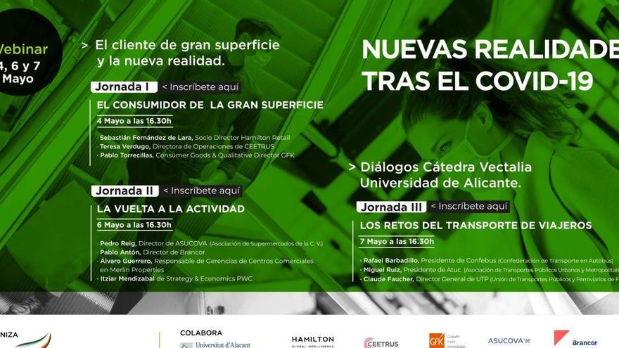 &quot;Nuevas realidades tras el Covid-19&quot;, ciclo de webinars de la Cátedra Vectalia de la Universidad de Alicante