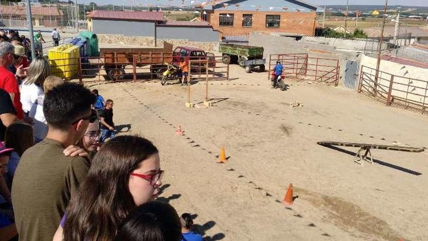 Circuito donde se disputó la yincana de motos.