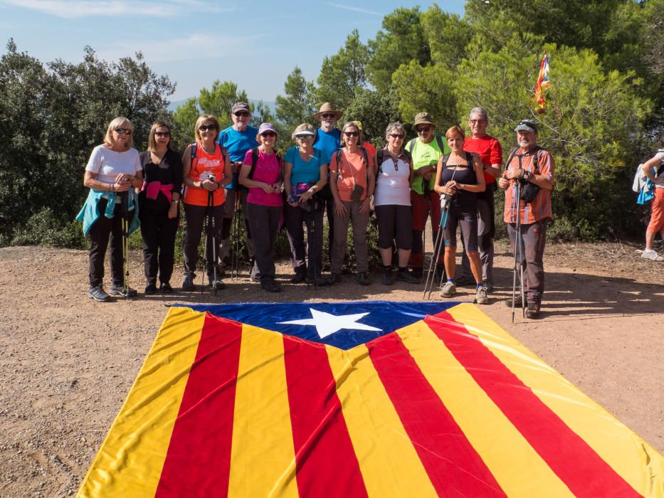 Així s'ha aixecat l'estelada al Collbaix