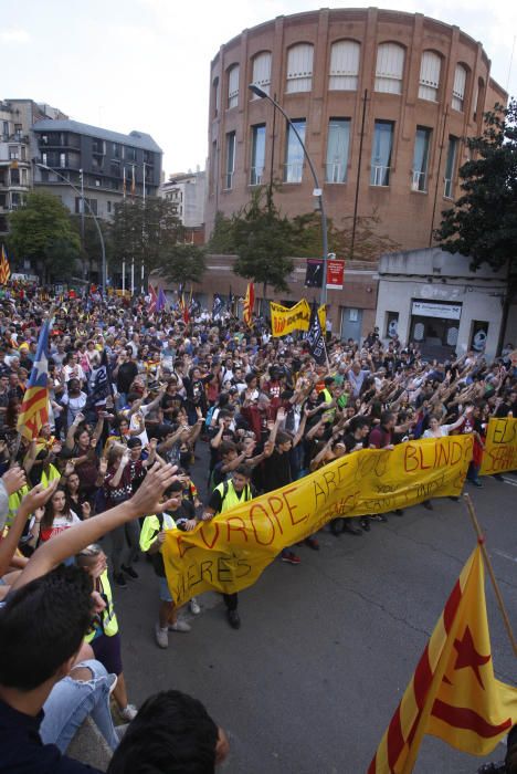 Manifestació a Girona.