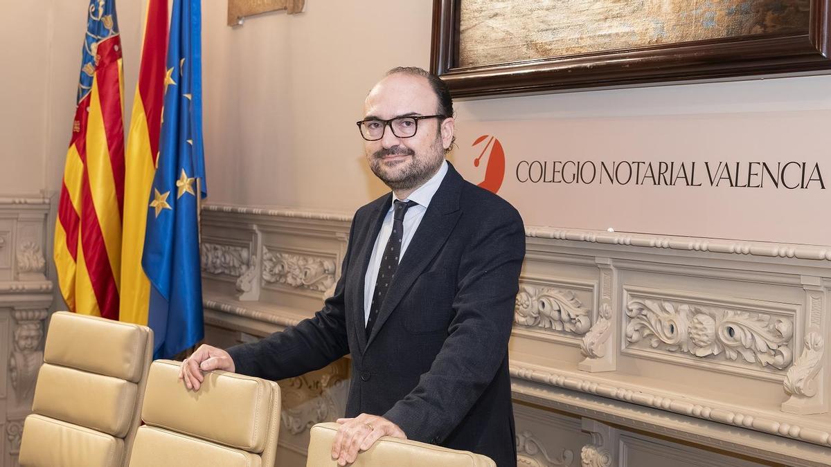 Gaspar Peral, vicedecano del Colegio Notarial de Valencia y notario de Alicante