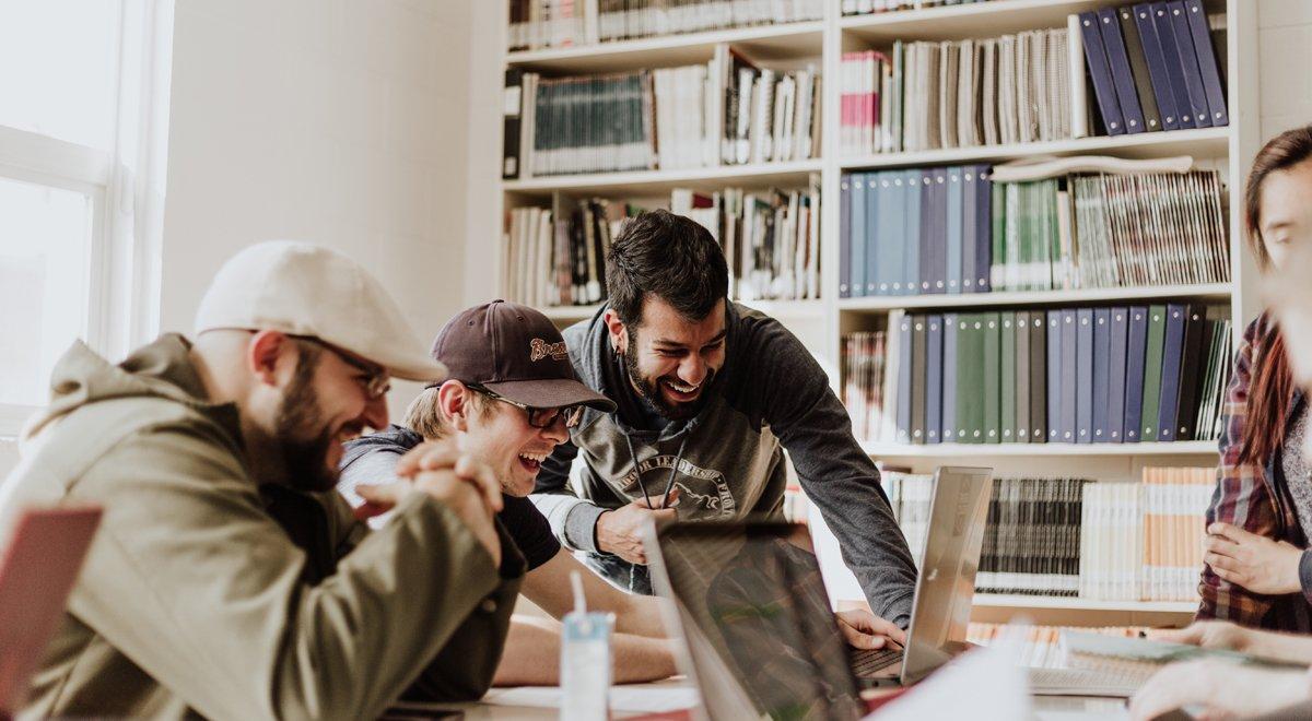 Estudiantes de Erasmus.