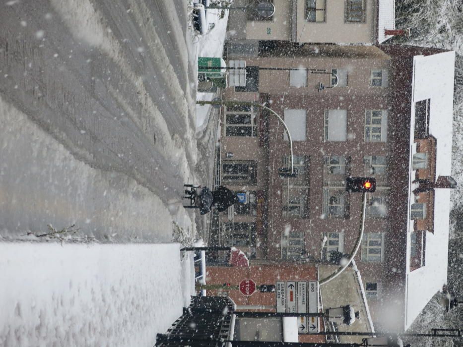 Nieve en el concejo de Aller