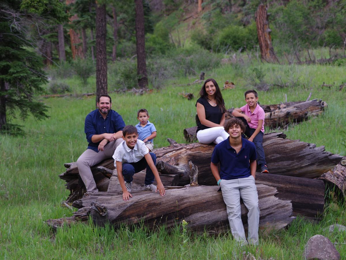 La familia Castillo Wiltbank.