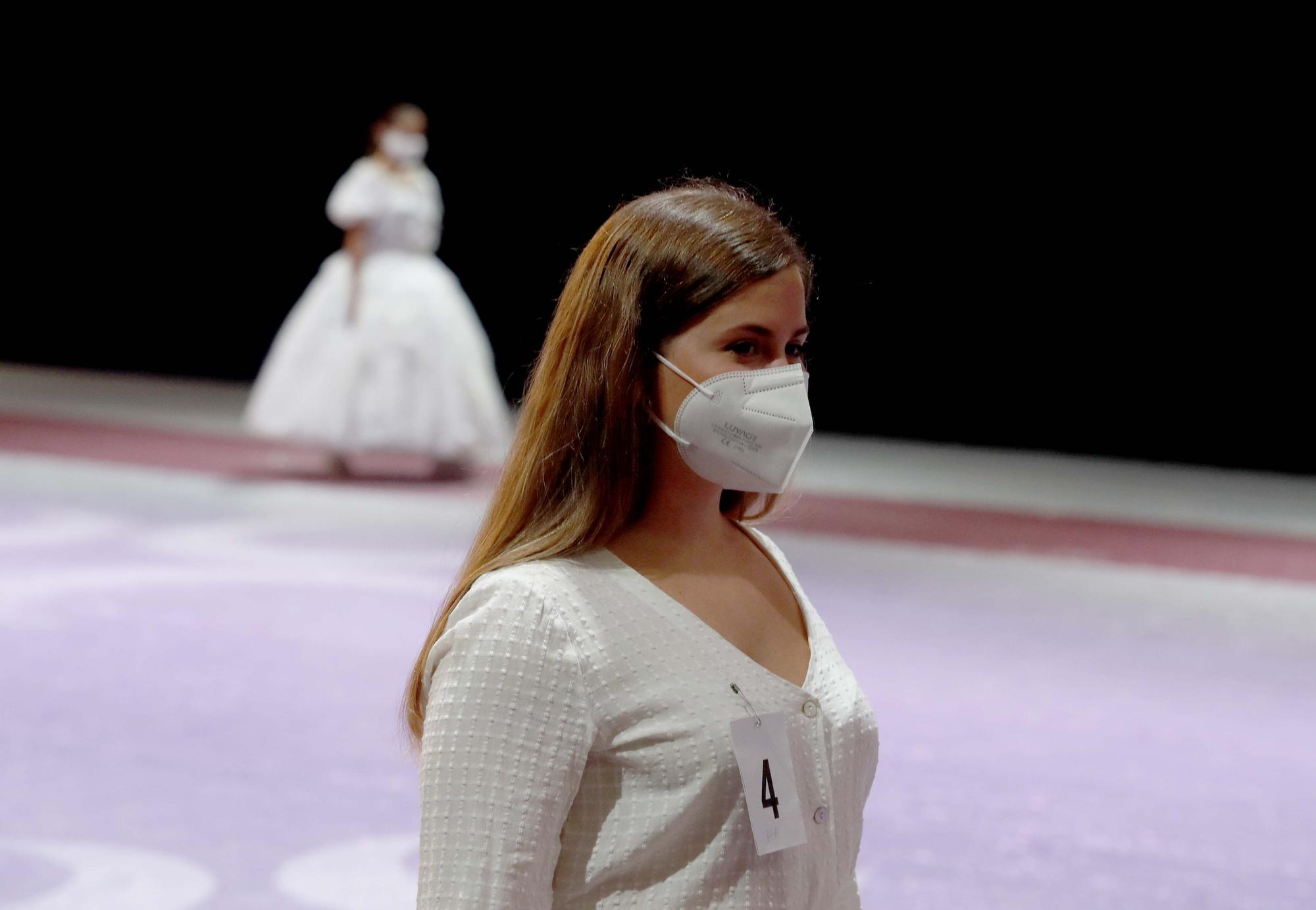 Ensayo de la elección de candidatas a falleras mayores y cortes 2022 en la Fonteta