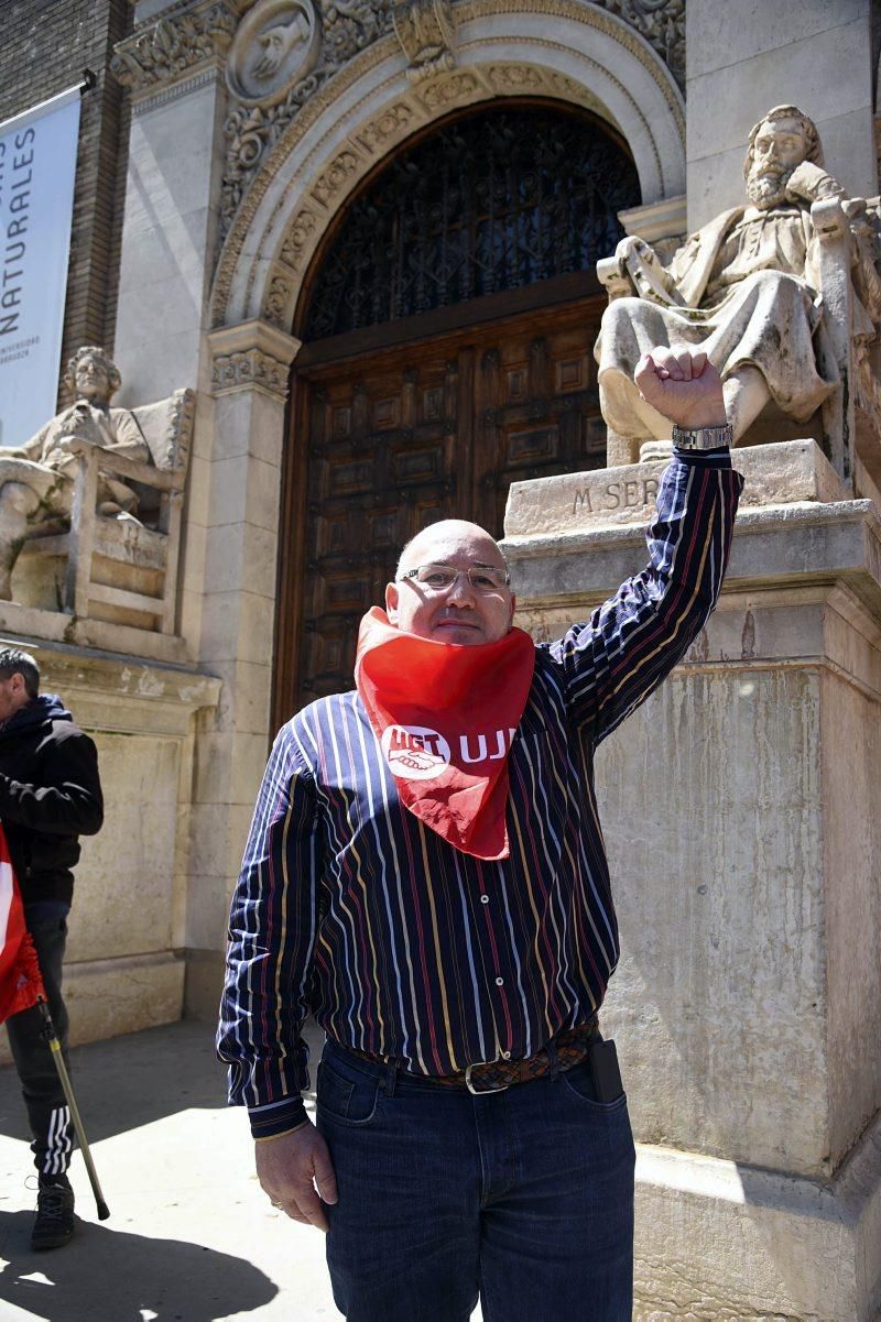 Fotod de la manifestación 1 de mayo- Día del trabajador