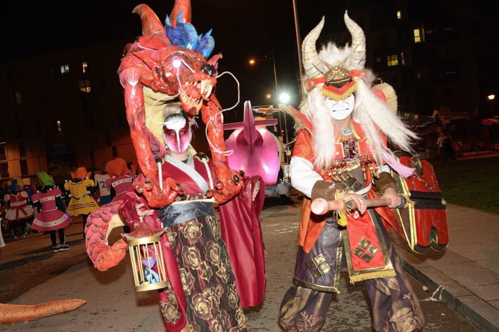 Desfile del Antroxu en Mieres