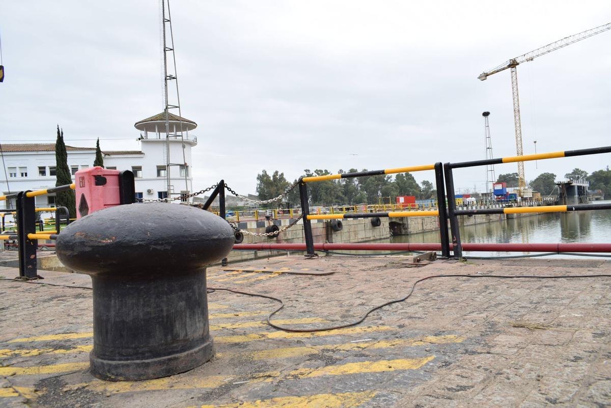 Instalaciones de Astilleros Guadalquivir en Sevilla, en la Zona Franca.