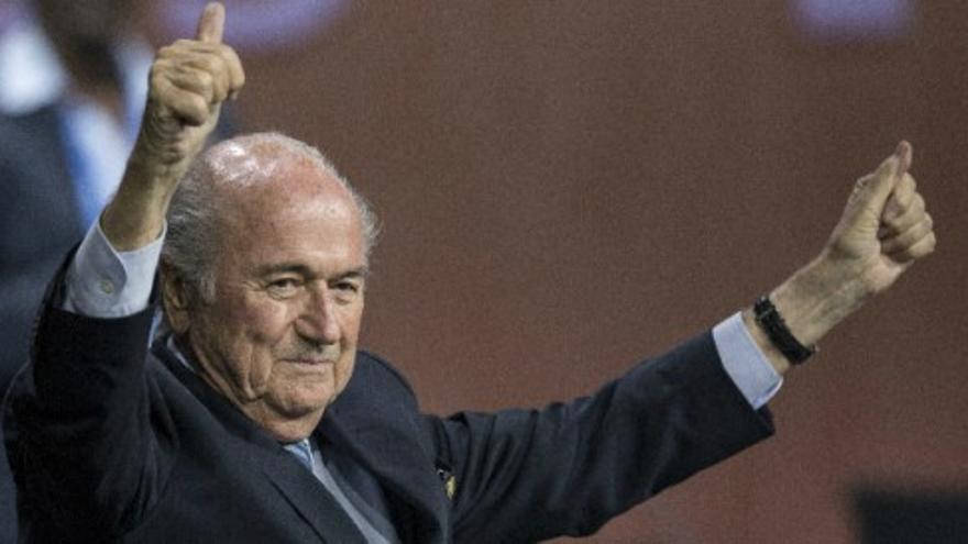 Joseph Blatter, reelegido como presidente de la FIFA por quinta vez