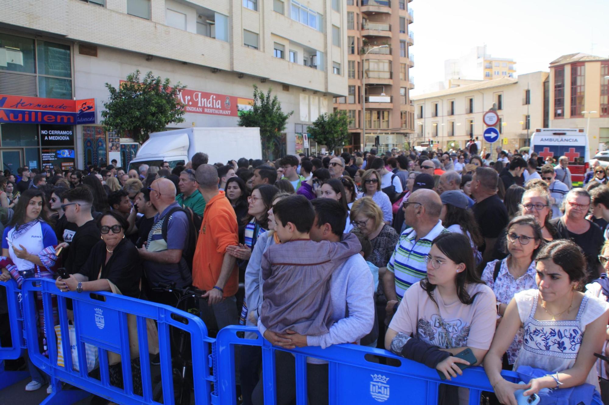 Las imágenes de la "mascletà" del 15 de marzo en Gandia